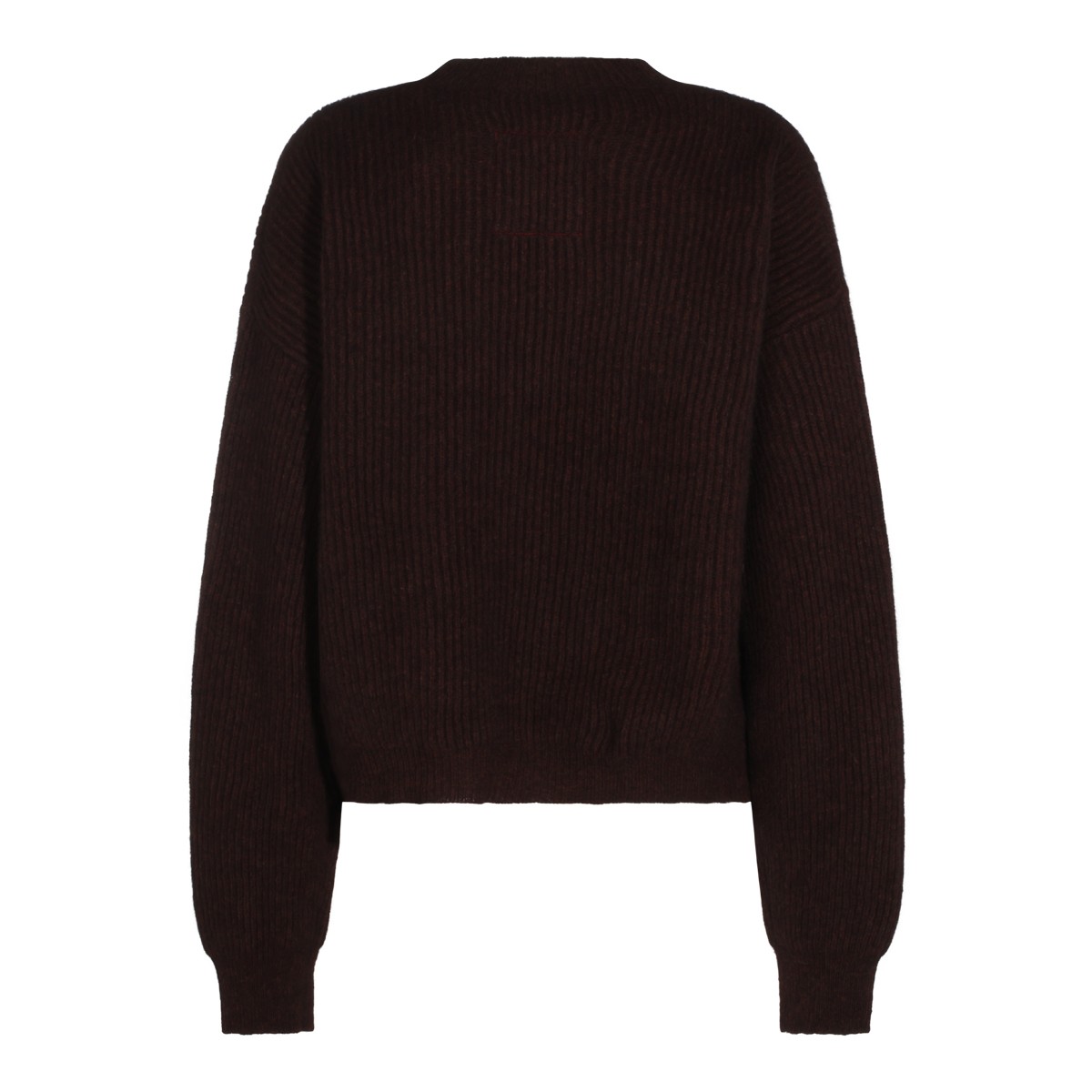 BROWN AND RED RACCOON SWEATER