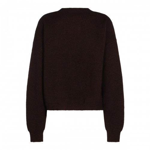 BROWN AND RED RACCOON SWEATER