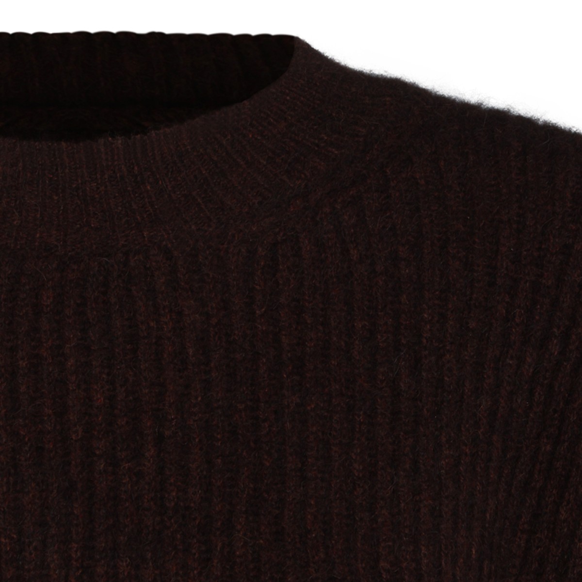 BROWN AND RED RACCOON SWEATER