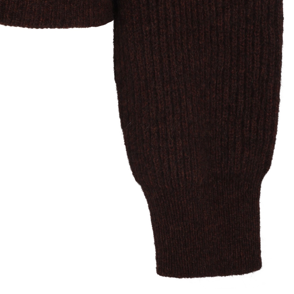 BROWN AND RED RACCOON SWEATER