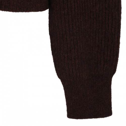 BROWN AND RED RACCOON SWEATER