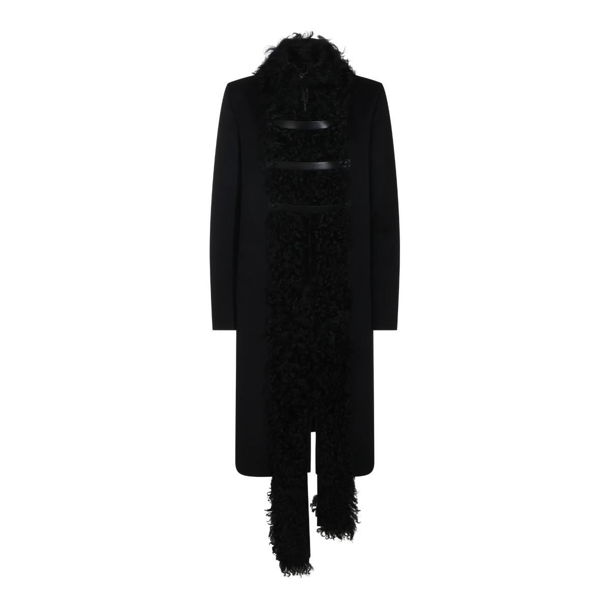 BLACK WOOL COAT