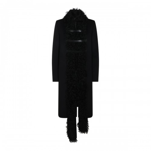 BLACK WOOL COAT