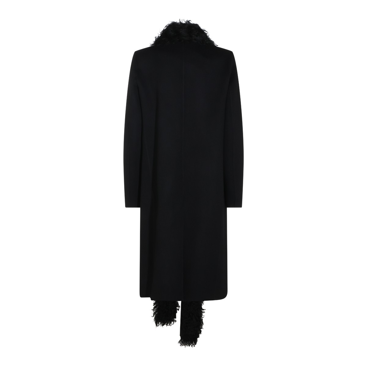 BLACK WOOL COAT