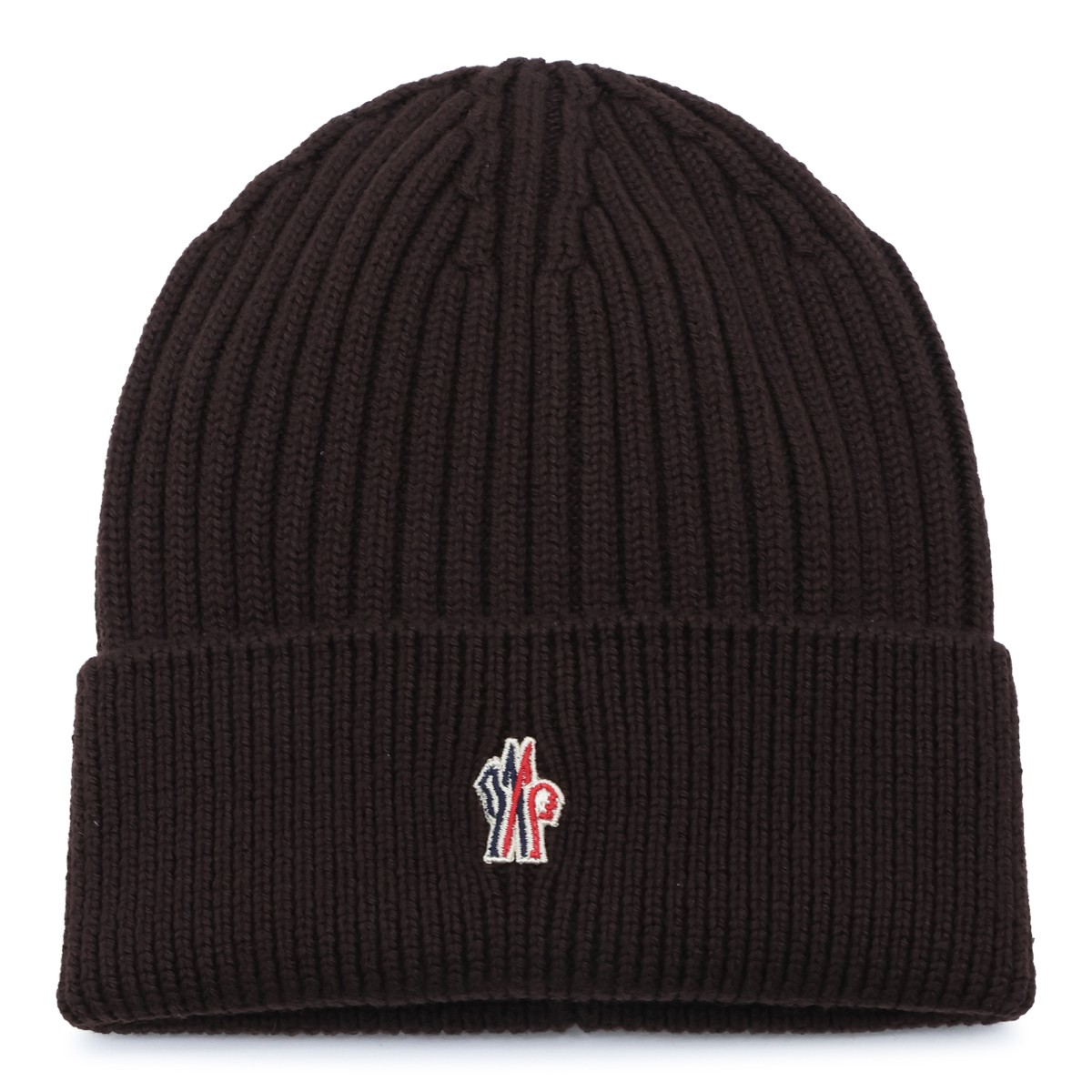 BROWN VIRGIN WOOL BEANIE