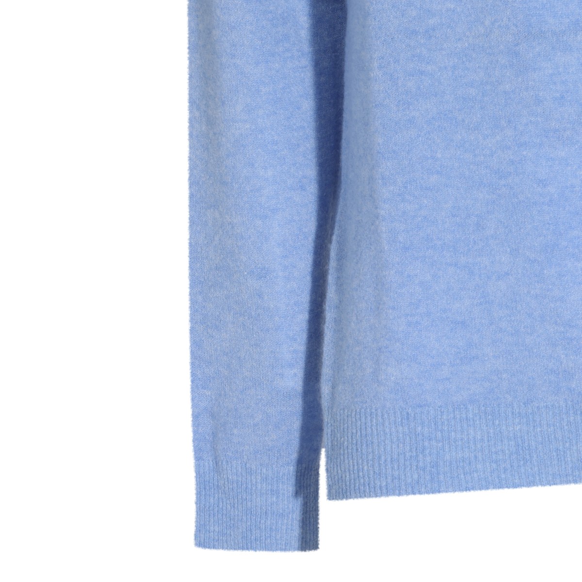 LIGHT SKY BLUE VIRGIN WOOL AND...