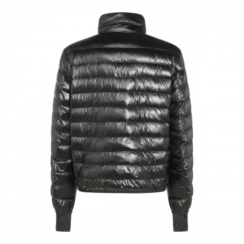 BLACK NYLON DOWN JACKET 2