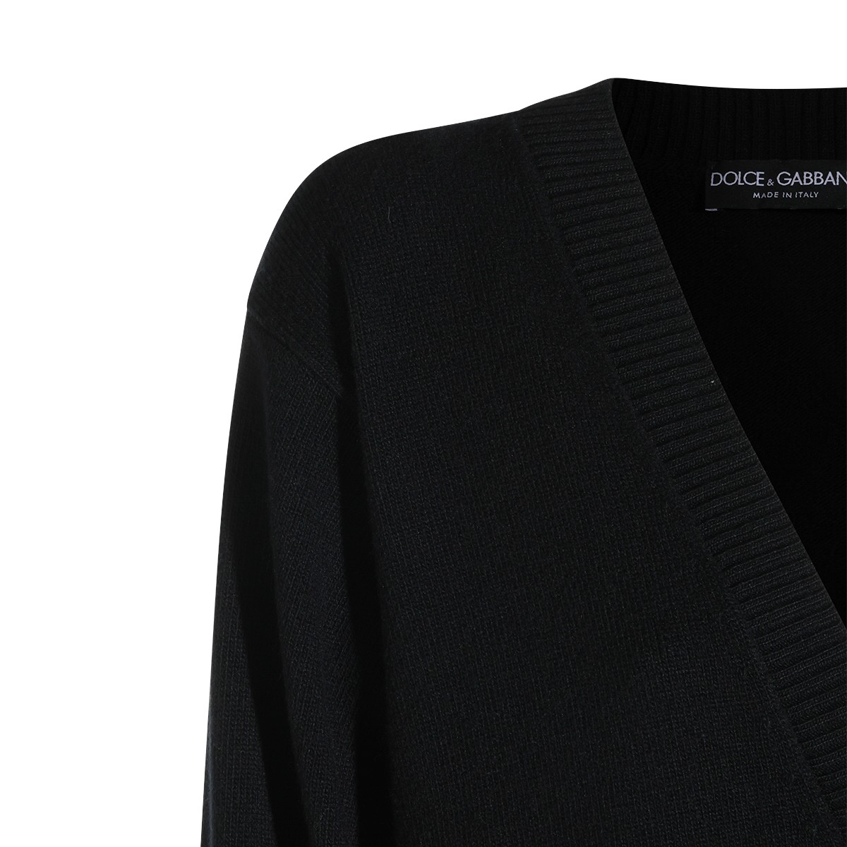 BLACK WOOL KNITWEAR