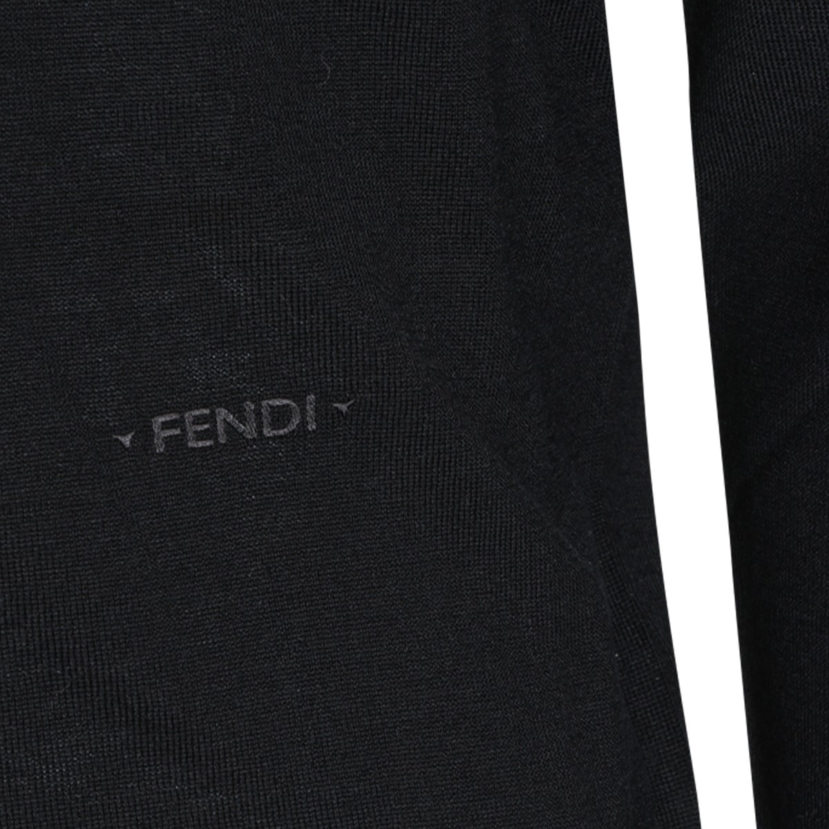 BLACK WOOL SWEATER