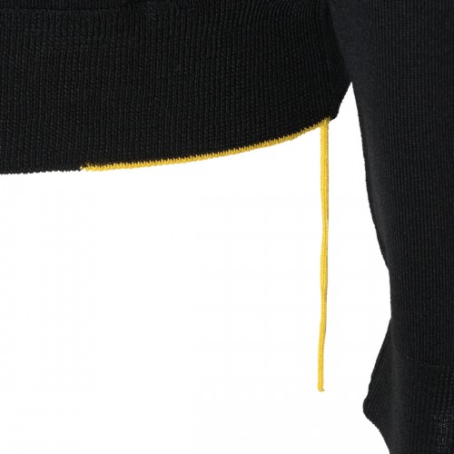 BLACK WOOL SWEATER