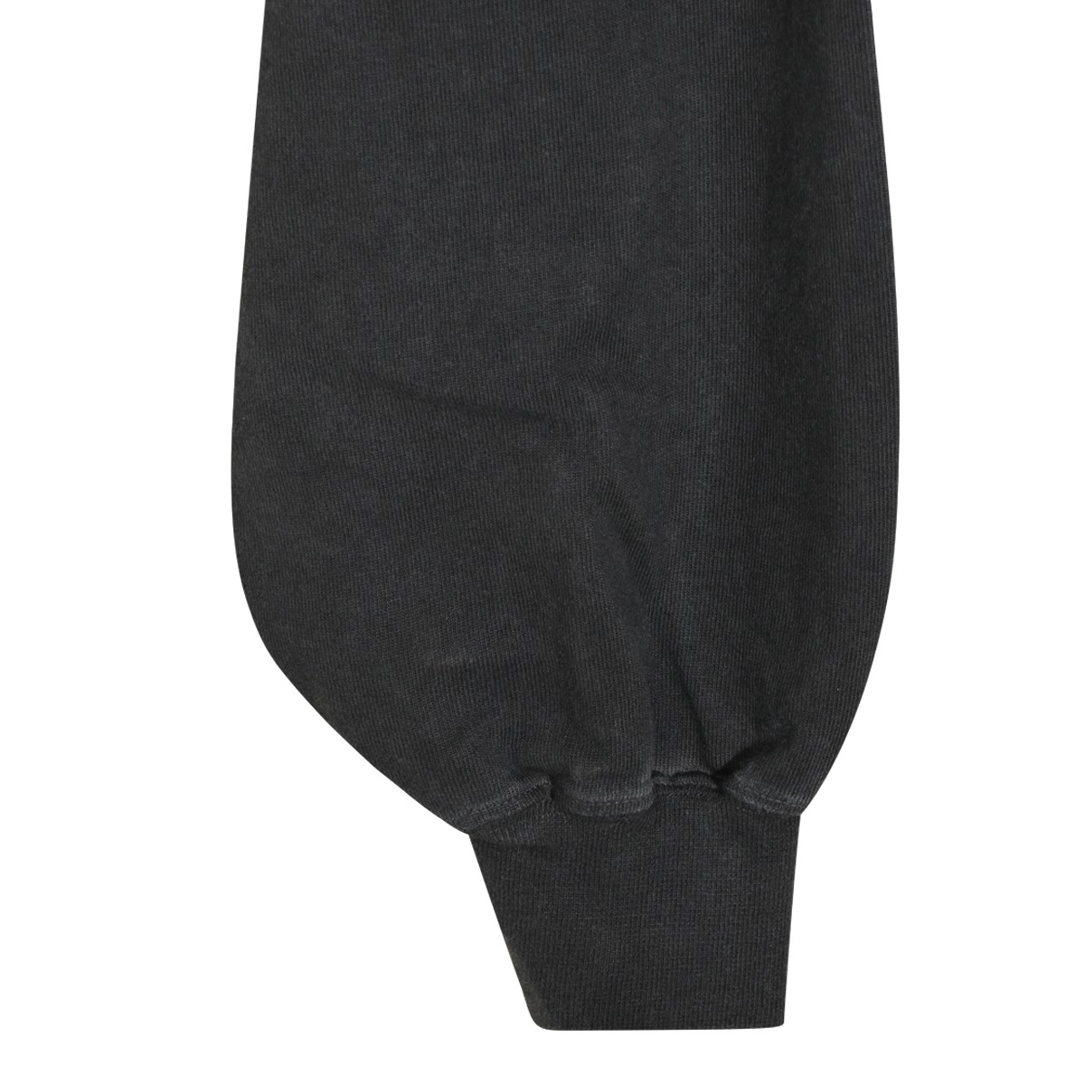 FADED BLACK COTTON HUN T-SHIRT