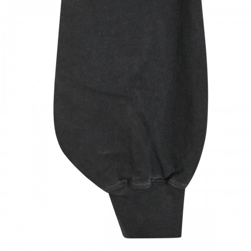 FADED BLACK COTTON HUN T-SHIRT