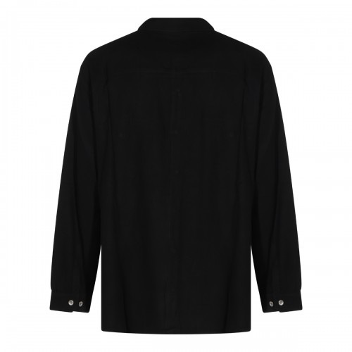 BLACK COTTON JUMBO SHIRT 2