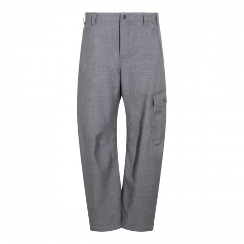 DARK GREY VIRGIN WOOL CARGO...