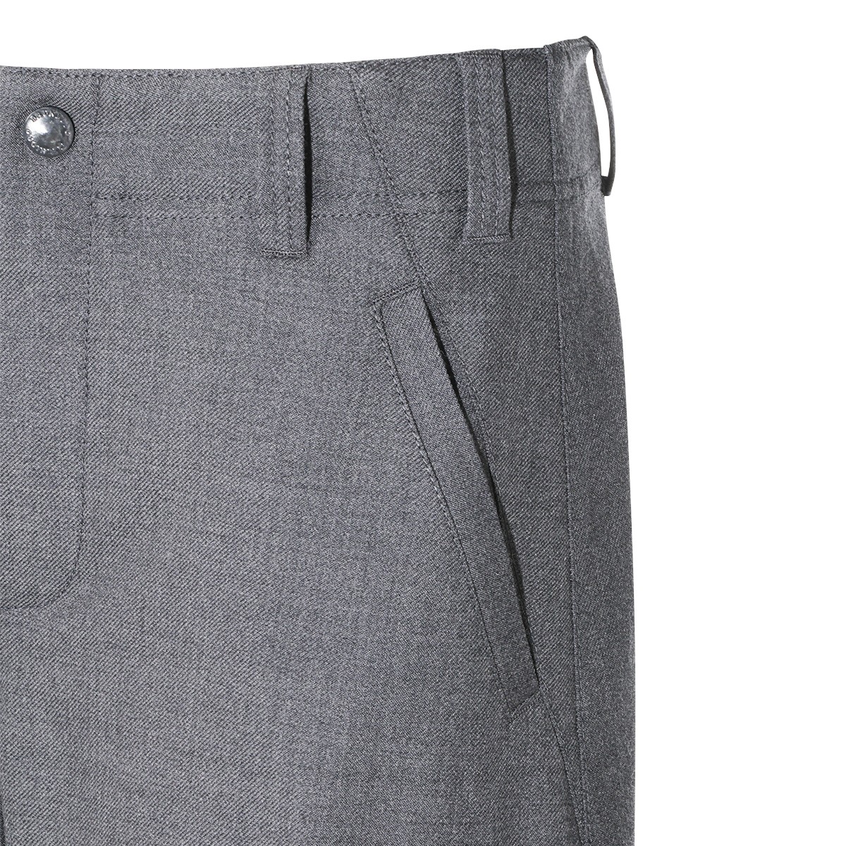 DARK GREY VIRGIN WOOL CARGO PANTS
