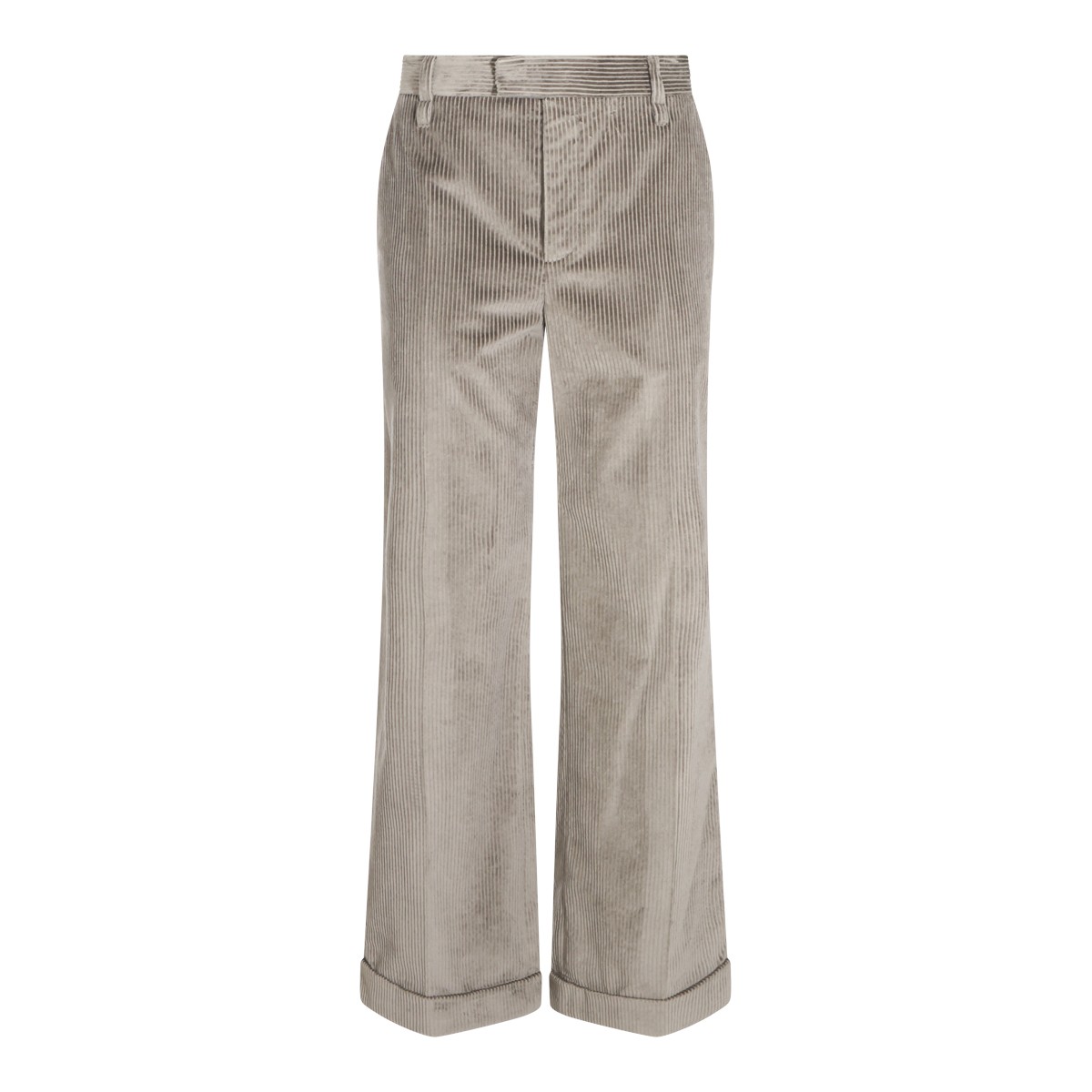 GREY ORIGAN COTTON TAILORED PANTS