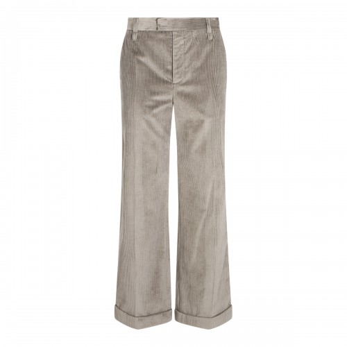 GREY ORIGAN COTTON TAILORED PANTS