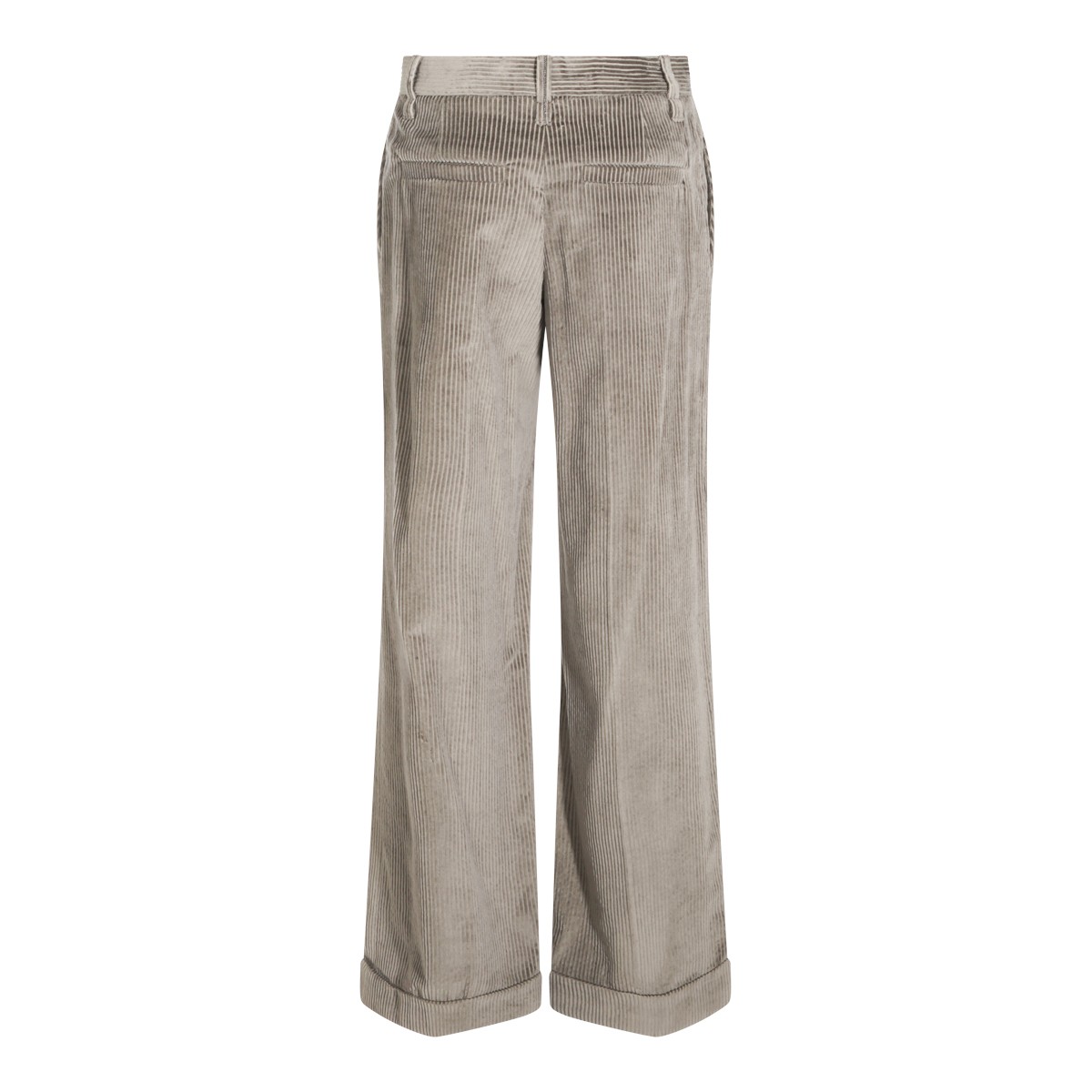 GREY ORIGAN COTTON TAILORED PANTS