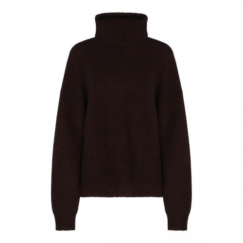 BROWN AND RED RACCOON SWEATER