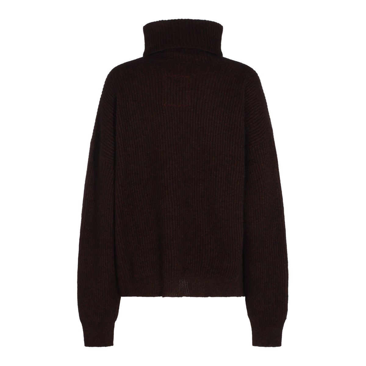 BROWN AND RED RACCOON SWEATER