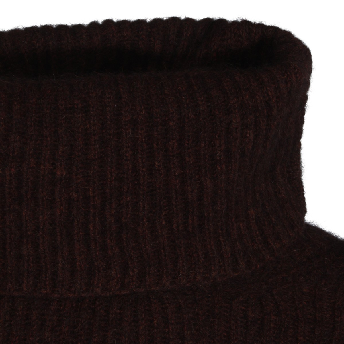 BROWN AND RED RACCOON SWEATER