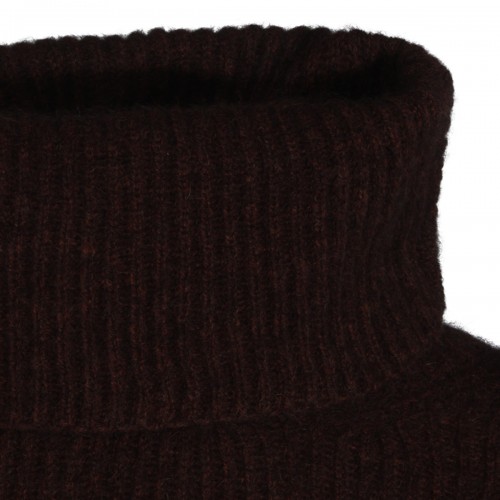 BROWN AND RED RACCOON SWEATER