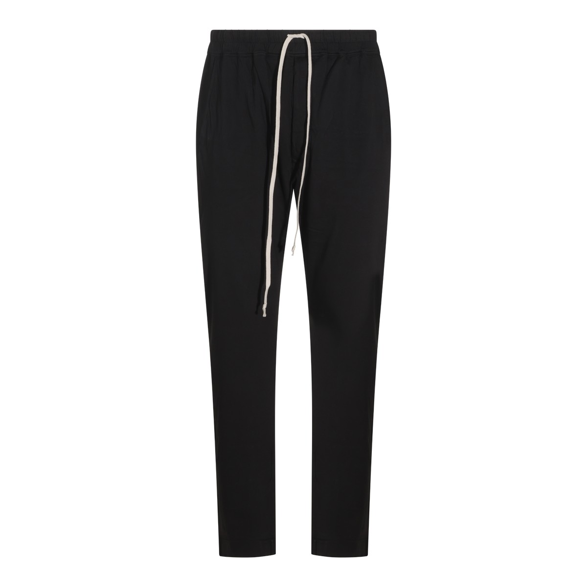 BLACK COTTON BERLIN DRAWSTRING PANTS