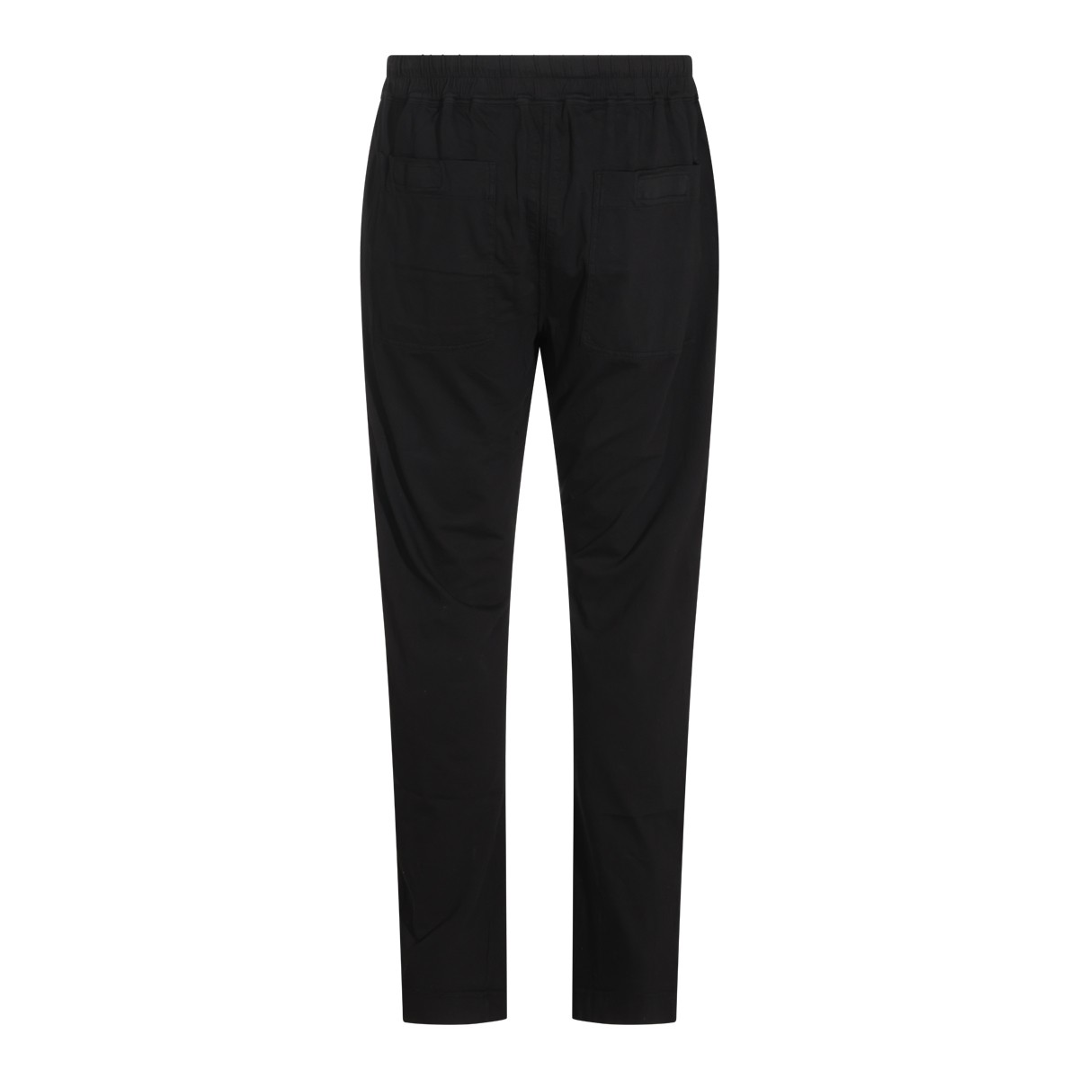 BLACK COTTON BERLIN DRAWSTRING PANTS