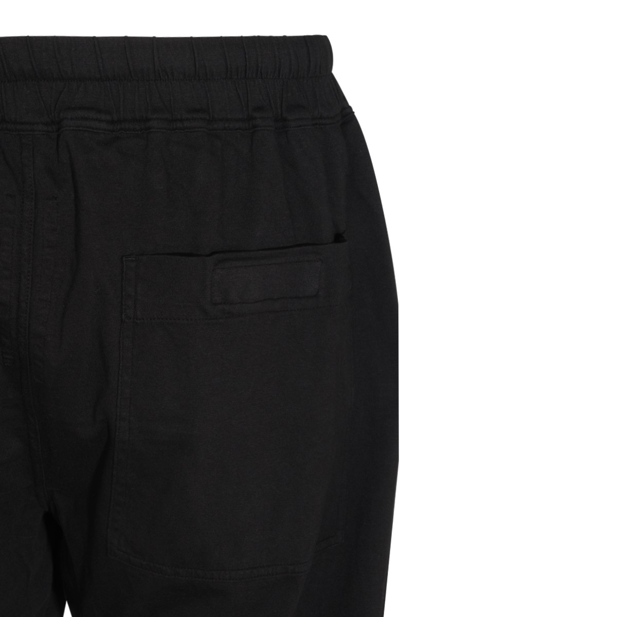 BLACK COTTON BERLIN DRAWSTRING PANTS