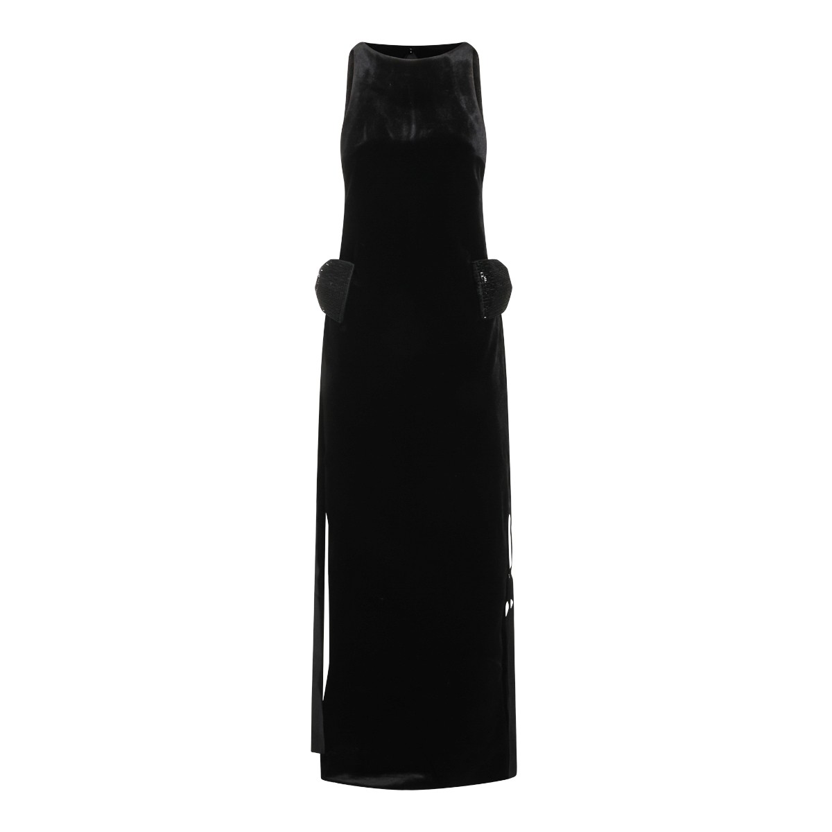 BLACK VELVET DRESS