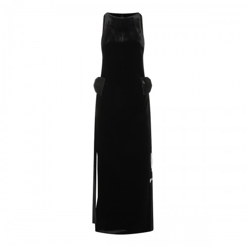 BLACK VELVET DRESS