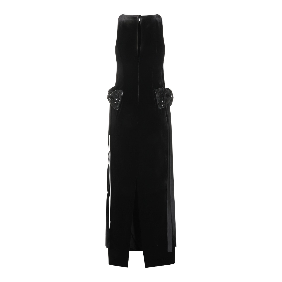 BLACK VELVET DRESS