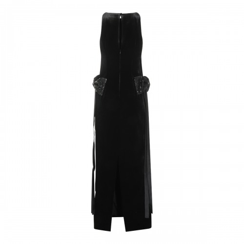 BLACK VELVET DRESS