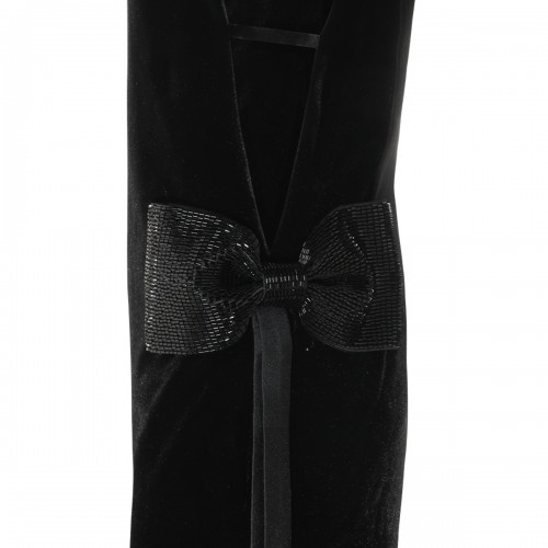 BLACK VELVET DRESS