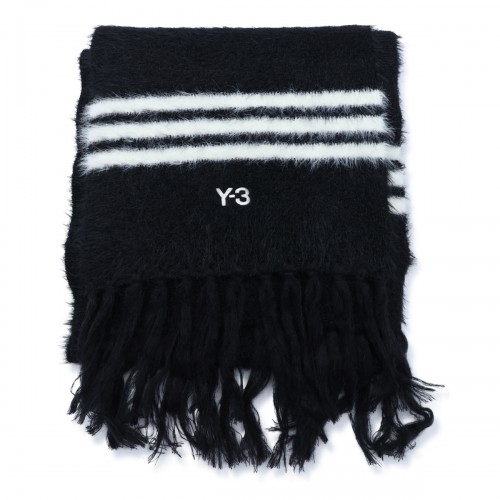 BLACK AND CORE WHITE SCARF