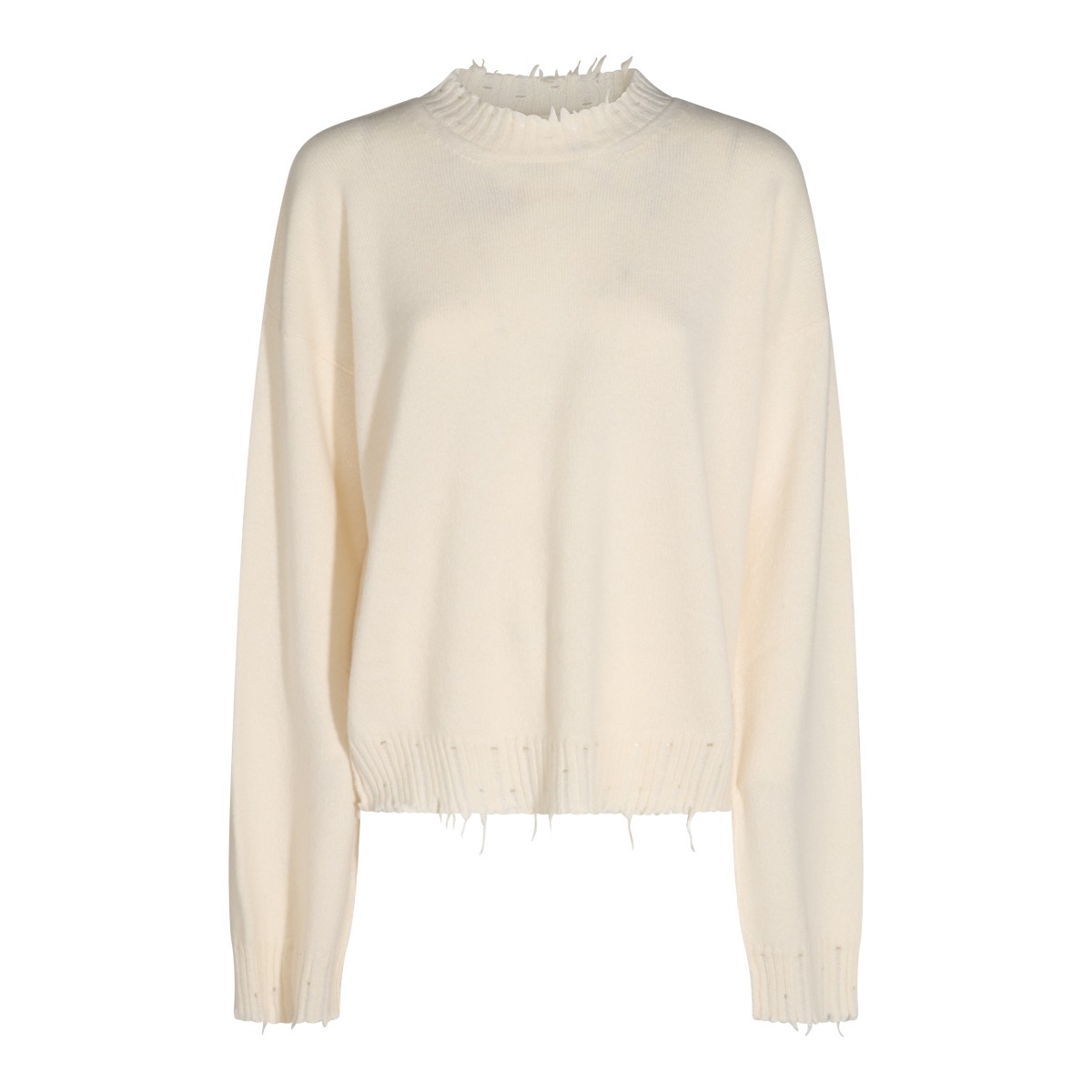 OFF WHITE CASHMERE SWEATER