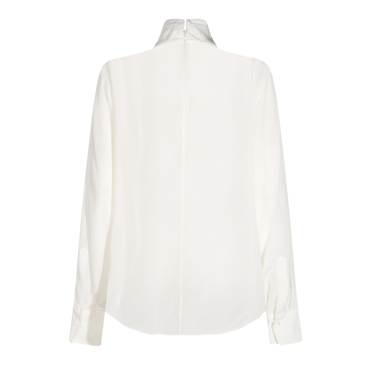 WHITE SILK SHIRT