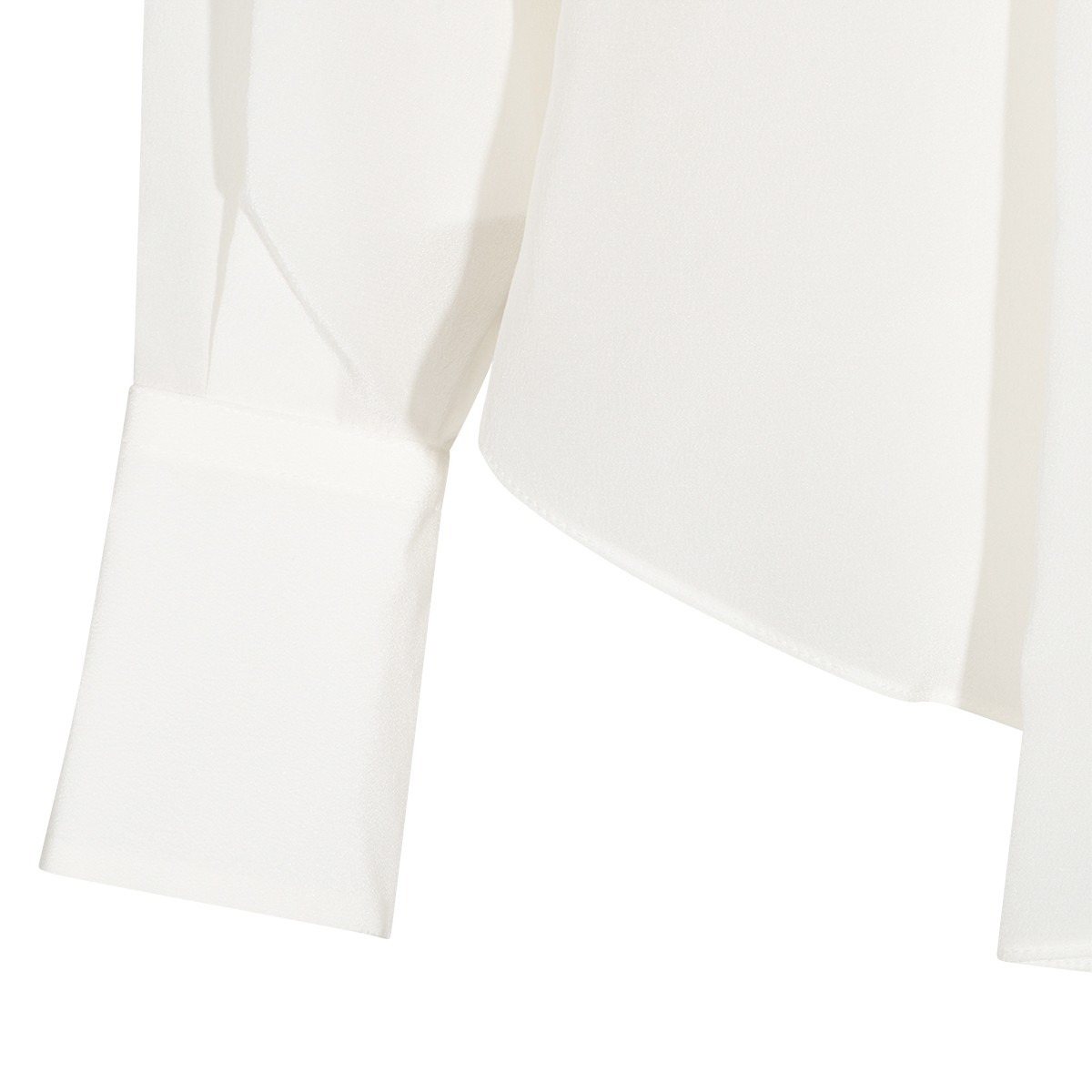 WHITE SILK SHIRT