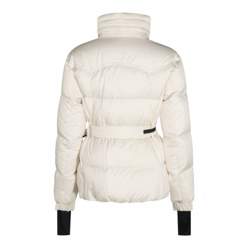 WHITE DOWN SKI JACKET