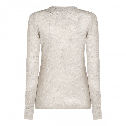 GREY WOOL BLEND SWEATER 2