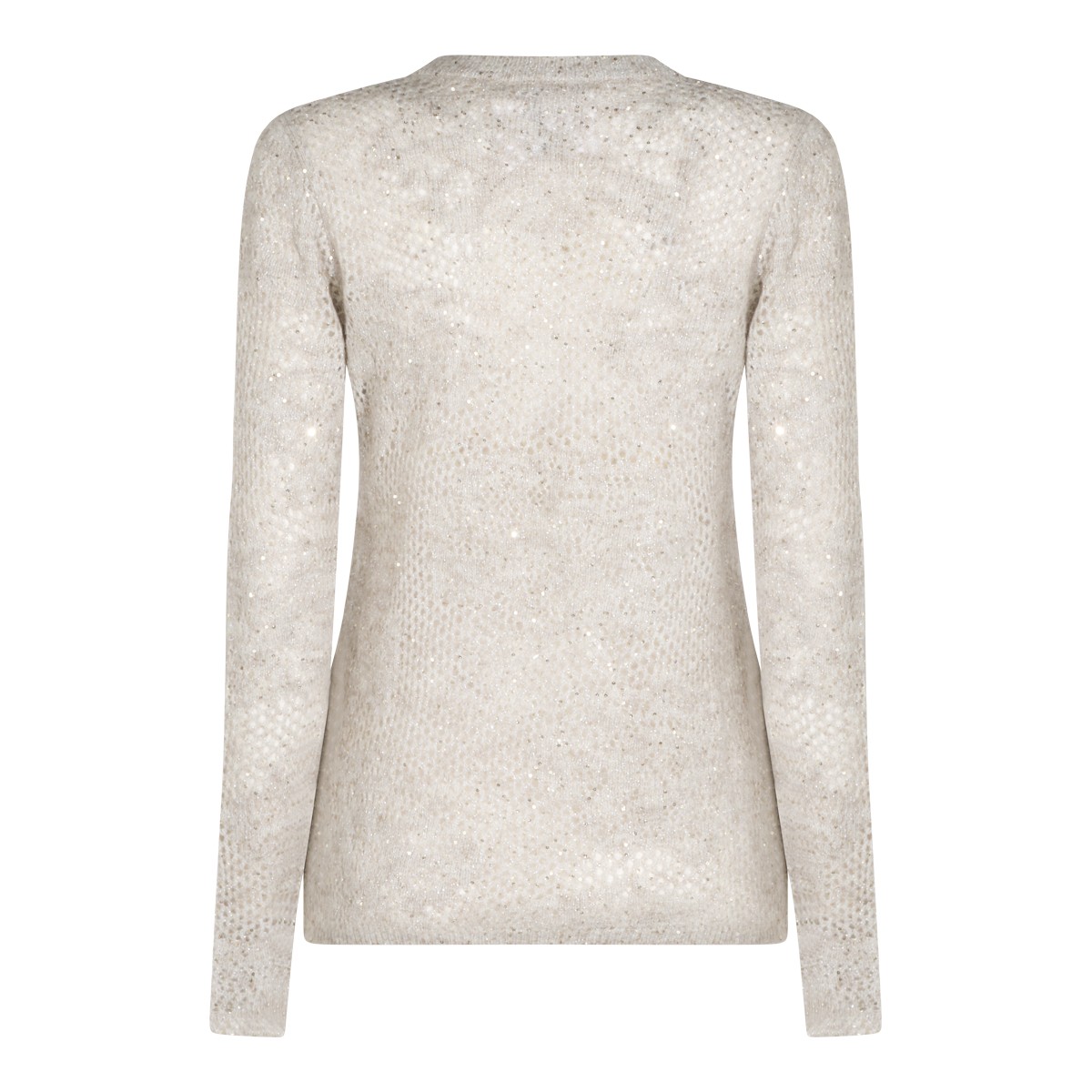 GREY WOOL BLEND SWEATER