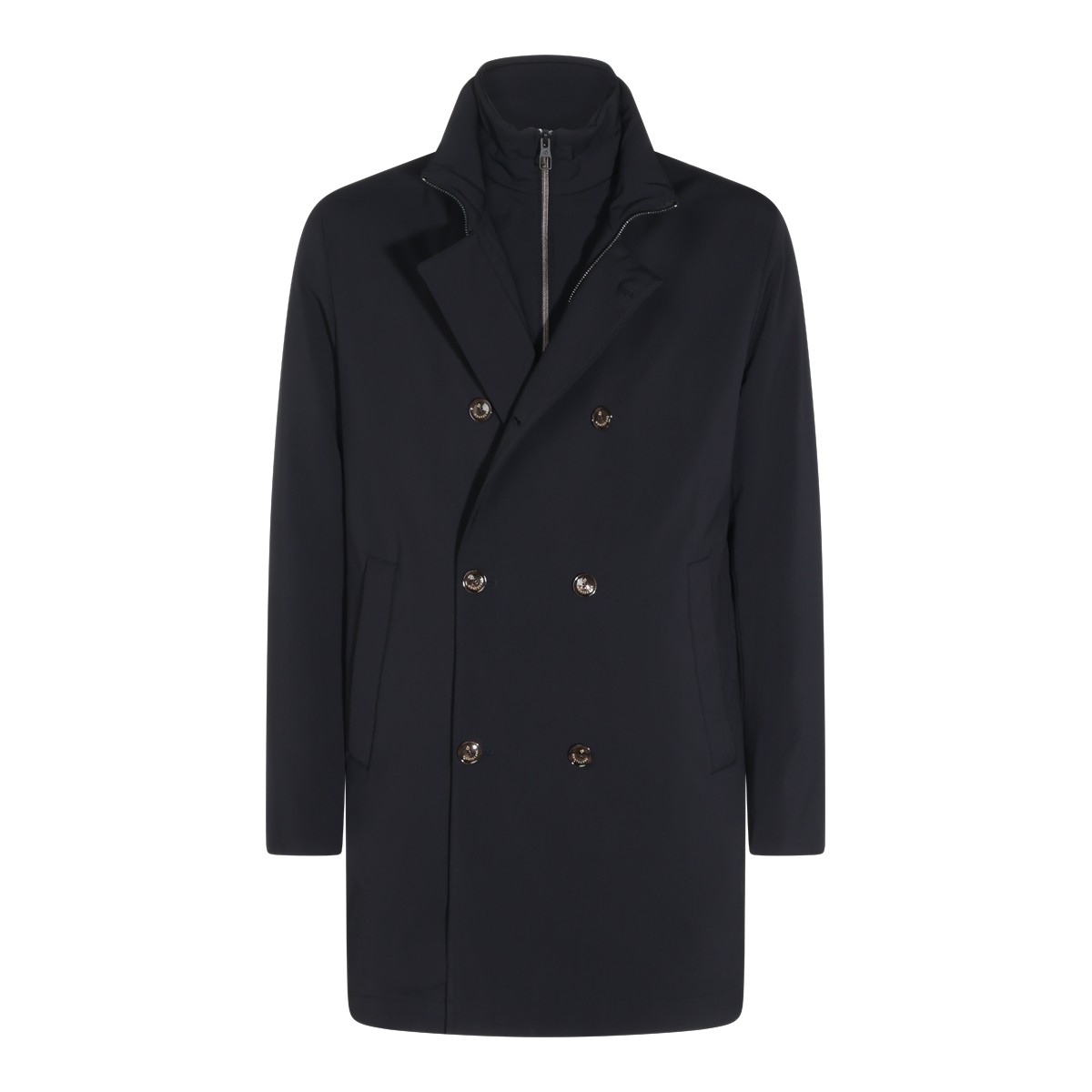 NAVY LONG COAT