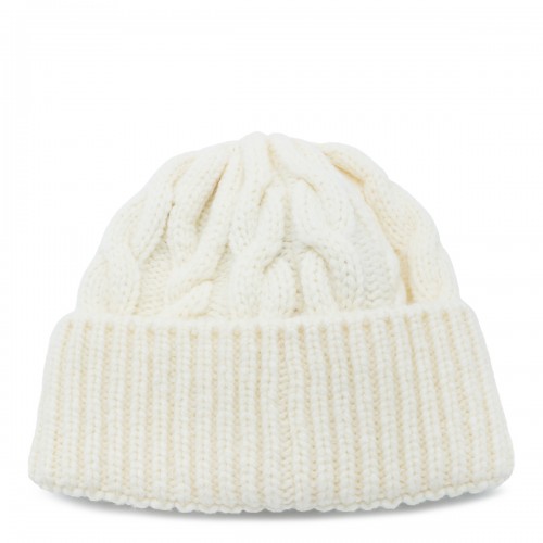 WHITE VIRGIN WOOL KNITTED... 2