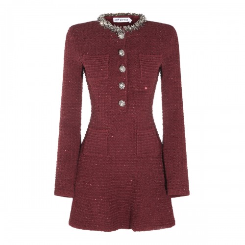 BURGUNDY DRESS