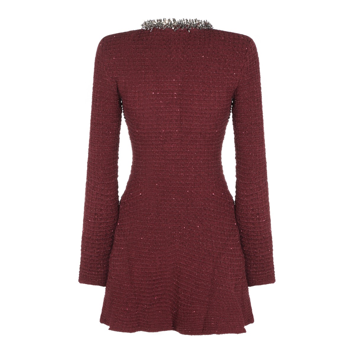 BURGUNDY DRESS