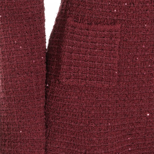 BURGUNDY DRESS