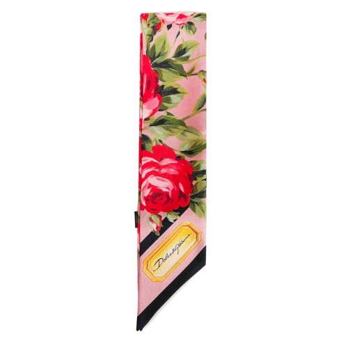 PINK SILK SCARF