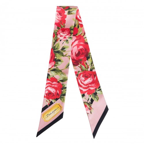 PINK SILK SCARF