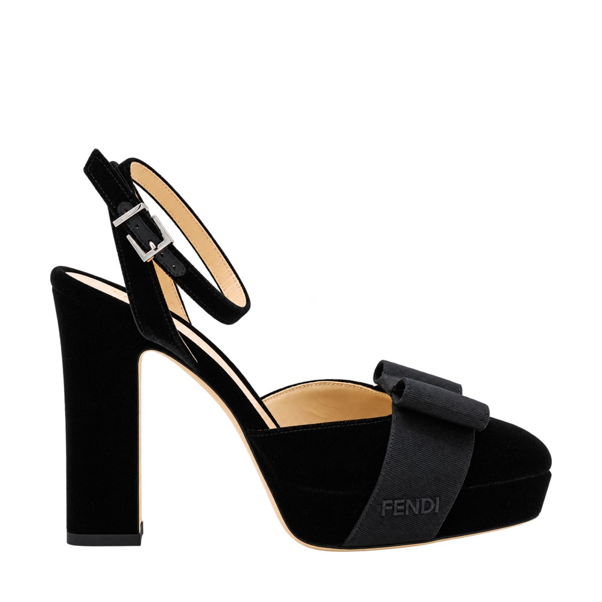 BLACK VELVET PUMPS