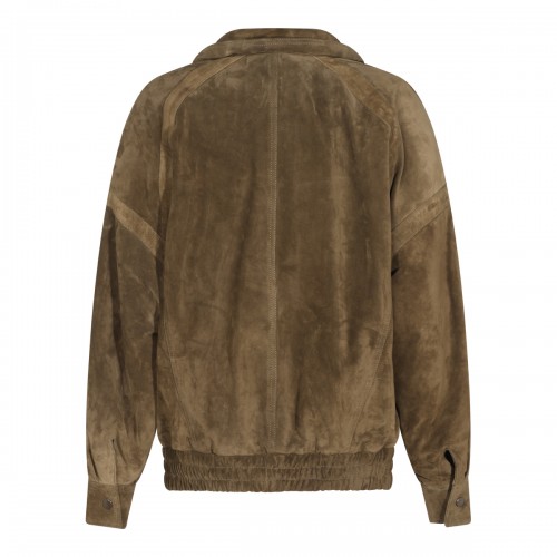 VERT ALGUE SUEDE BOMBER JACKET 2